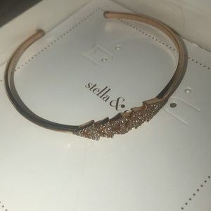 Stella & Dot Pave Triangle Cuff
